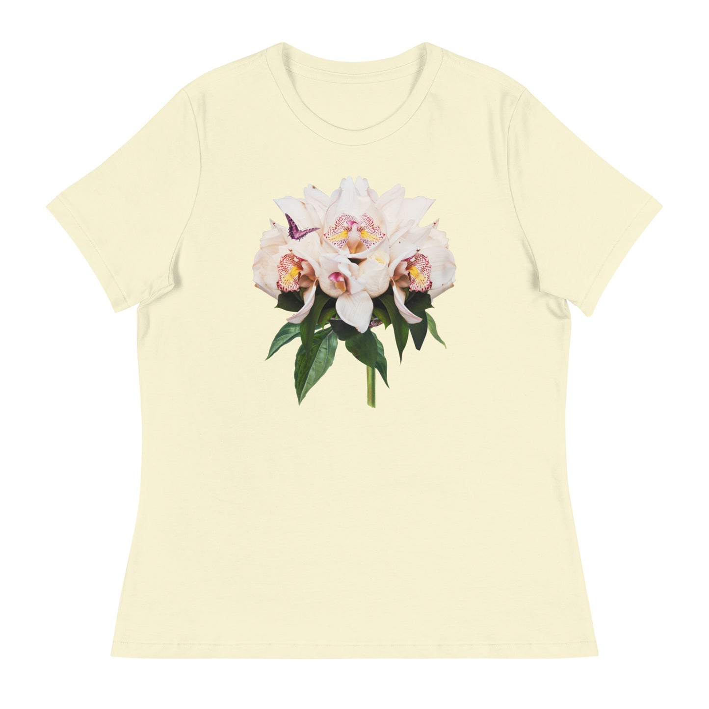 Blossoms & Butterfly Women's Relaxed T-Shirt