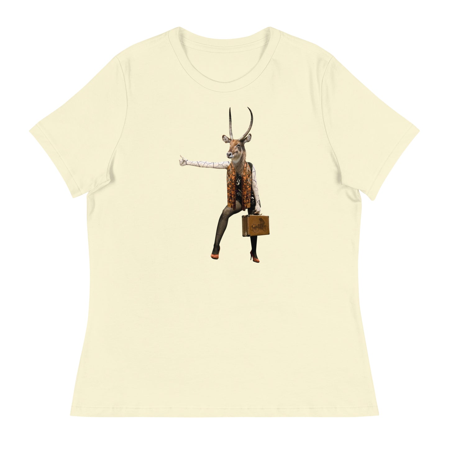 Gazelle Hitching A Ride Women's Relaxed T-Shirt