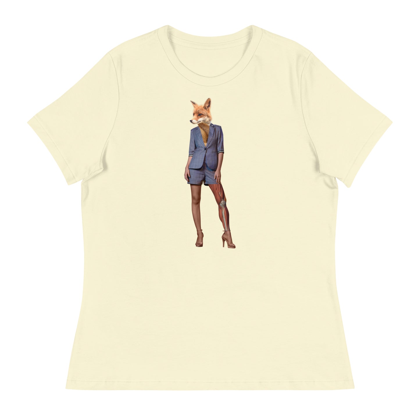 Fox In a Short Suit Women's Relaxed T-Shirt