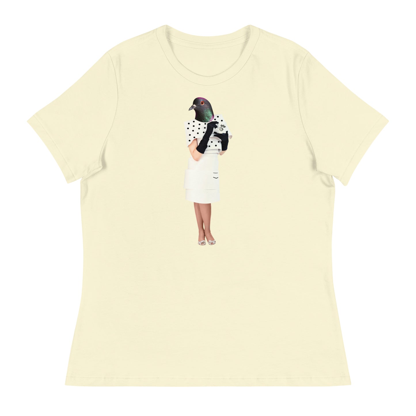 Fancy Pigeon In A Dress Women's Relaxed T-Shirt