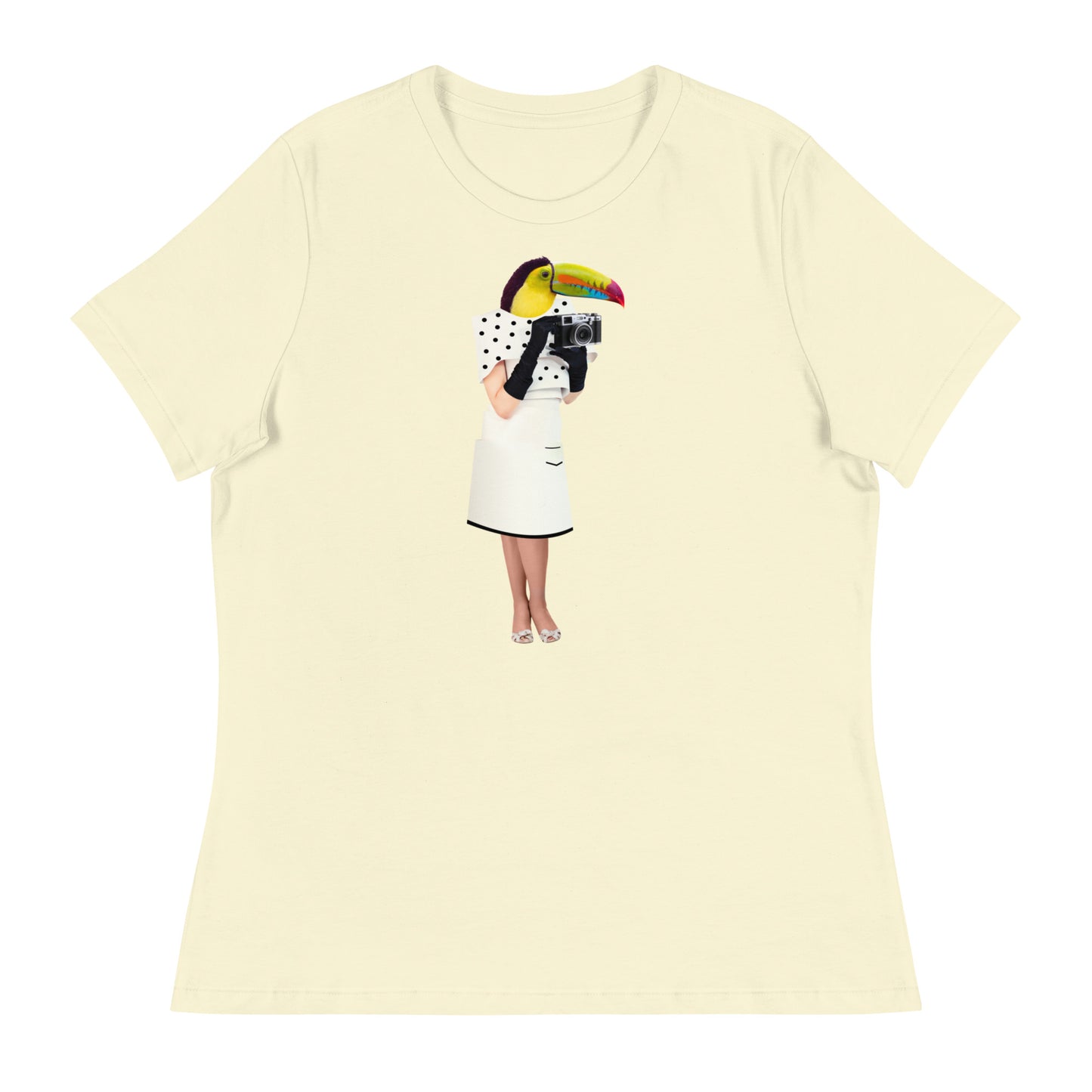 Fancy Toucan With A Camera Women's Relaxed T-Shirt