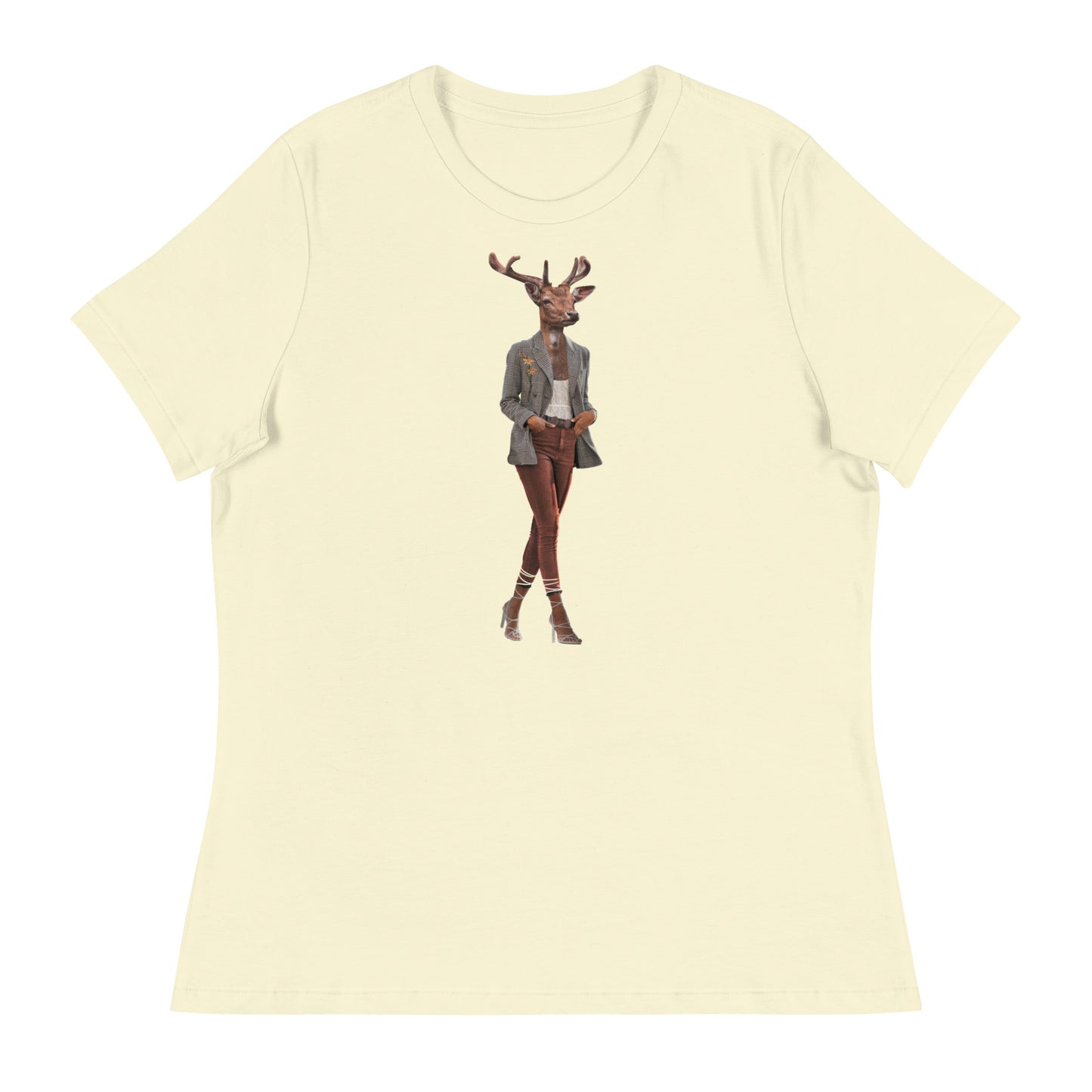 Casual Deer Women's Relaxed T-Shirt