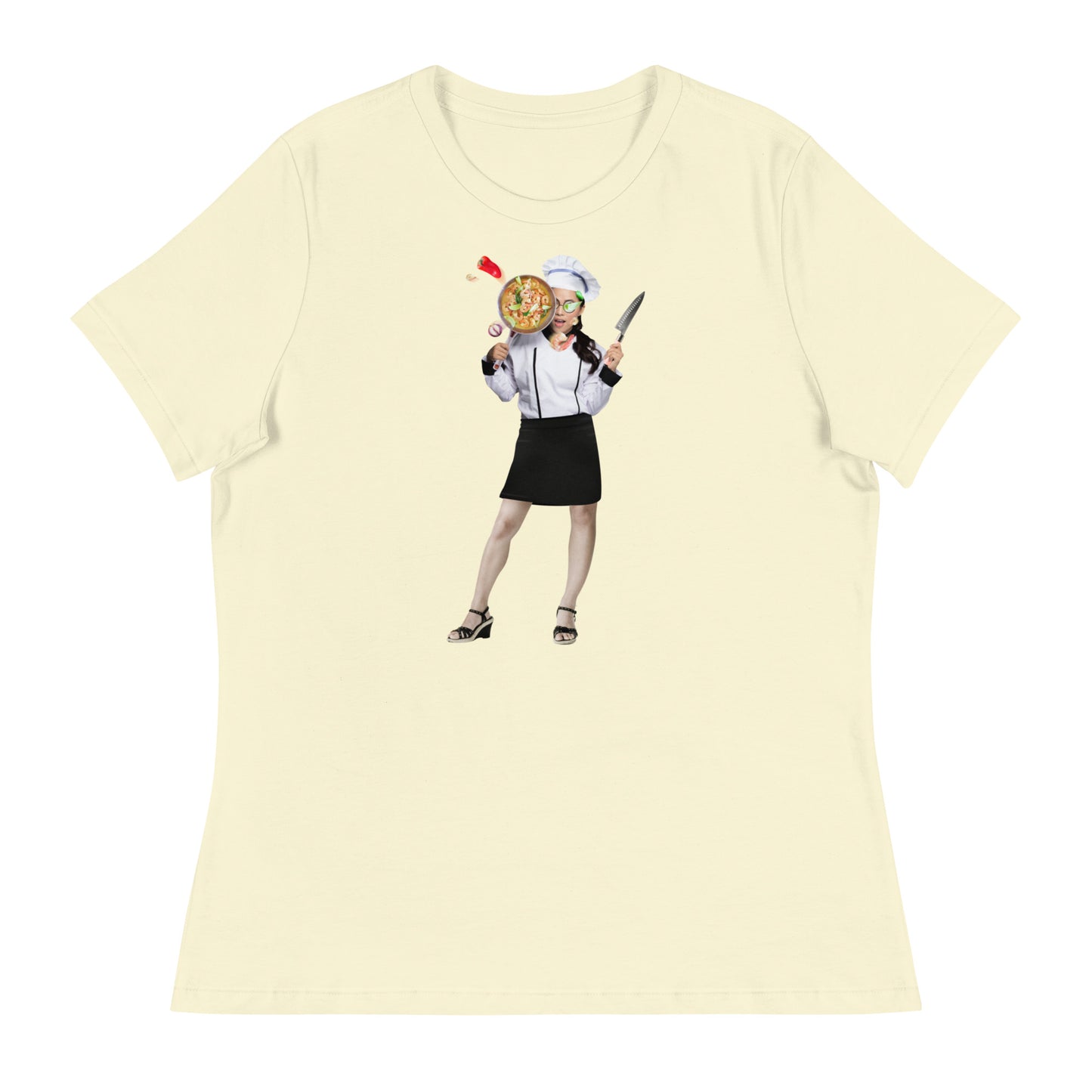 Chef Collage Women's Relaxed T-Shirt