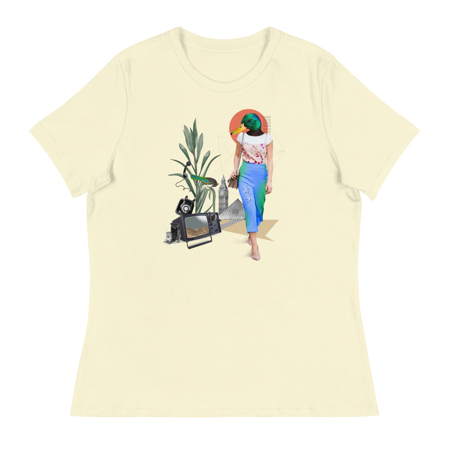 Duck Collage Women's Relaxed T-Shirt