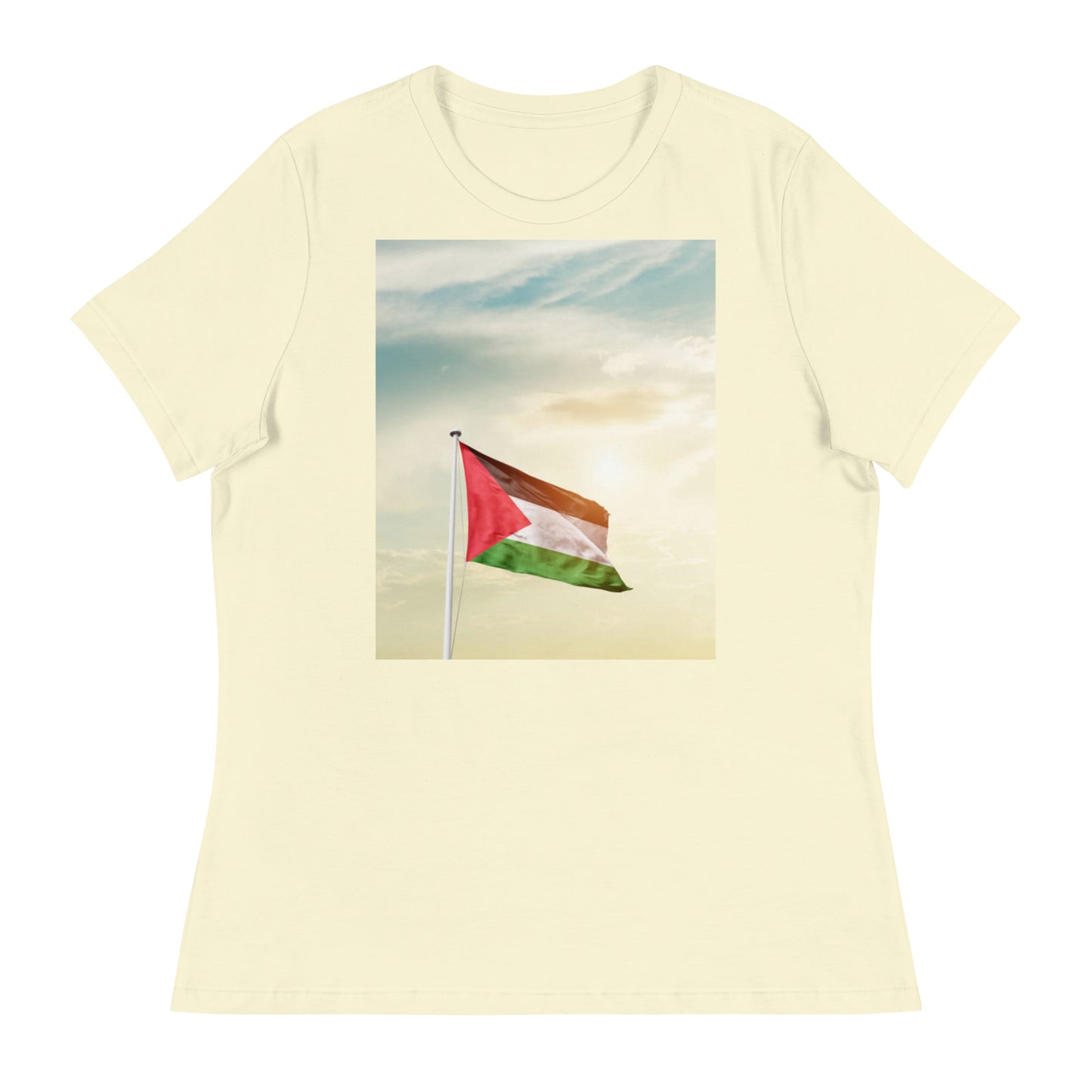 PALESTINE SUNSET Women's Relaxed T-Shirt