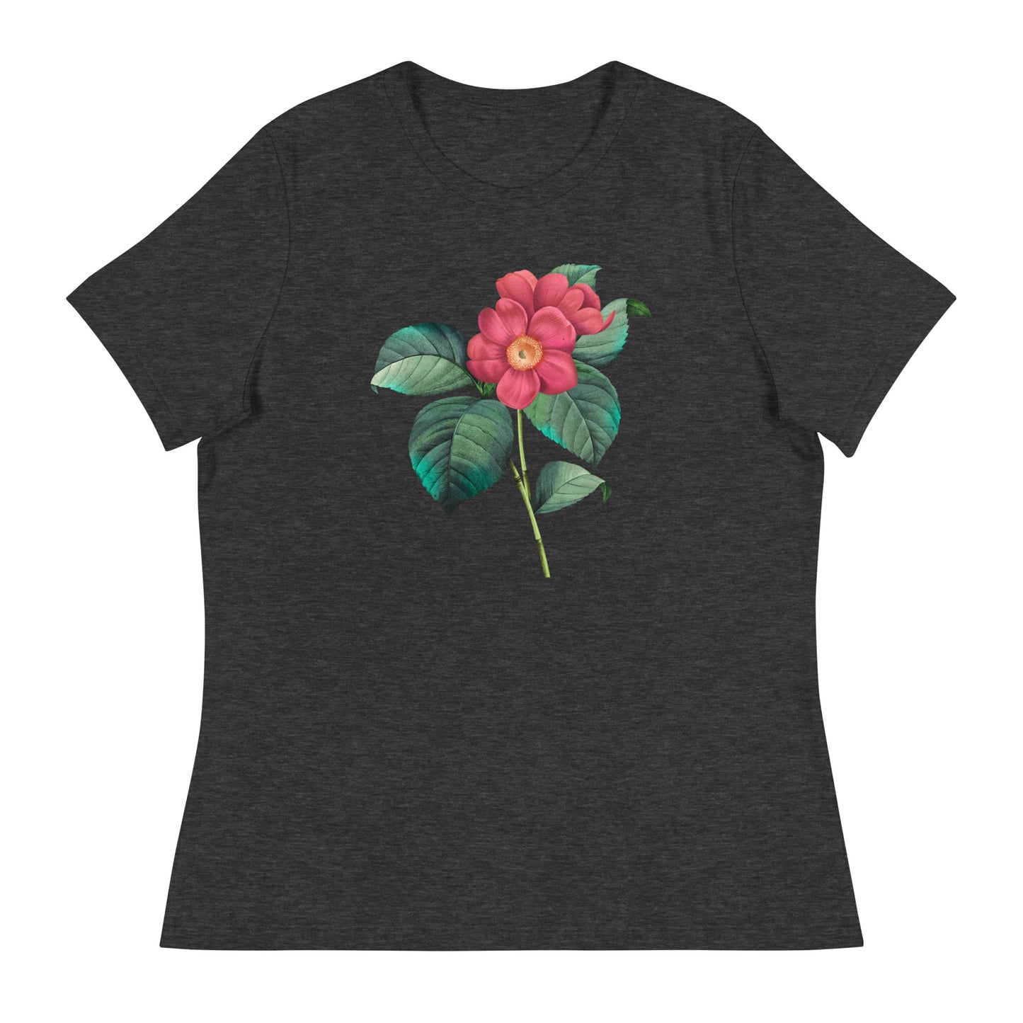 Red & Yellow Flowers Women's Relaxed T-Shirt