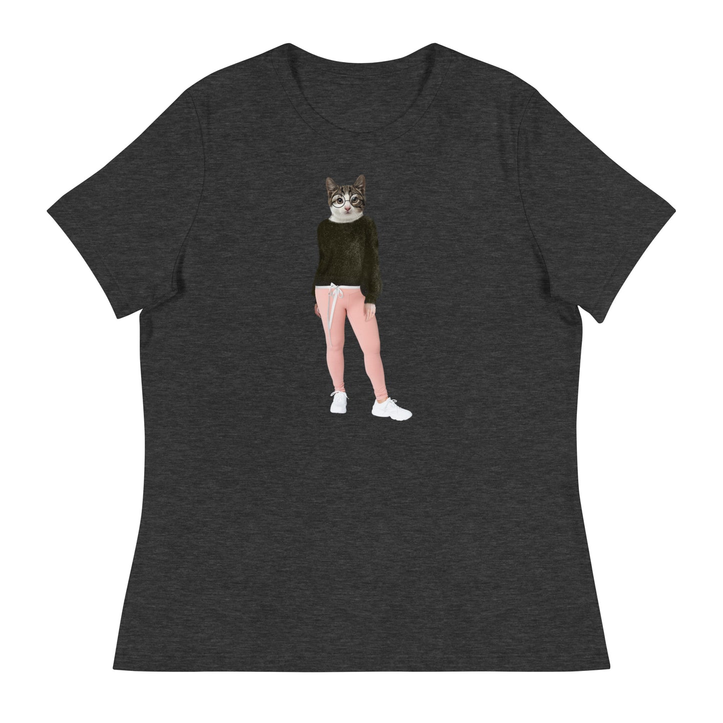 Casual Cat Collage Women's Relaxed T-Shirt