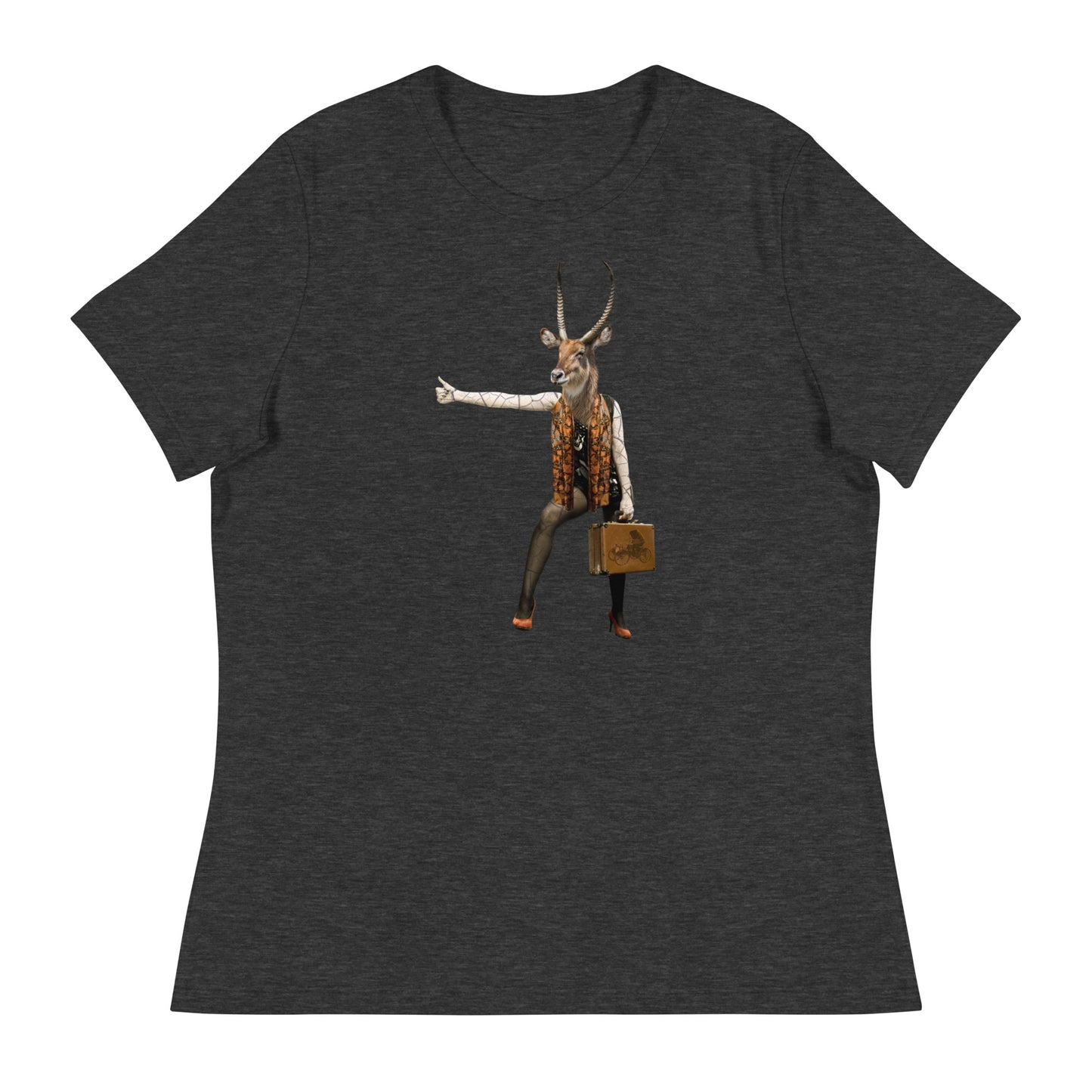 Gazelle Hitching A Ride Women's Relaxed T-Shirt