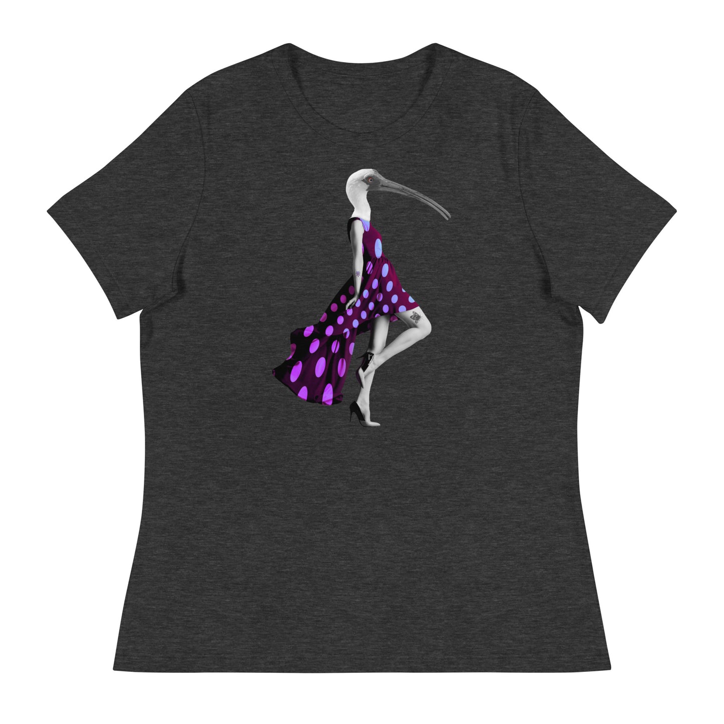 Bird In A Dress Women's Relaxed T-Shirt