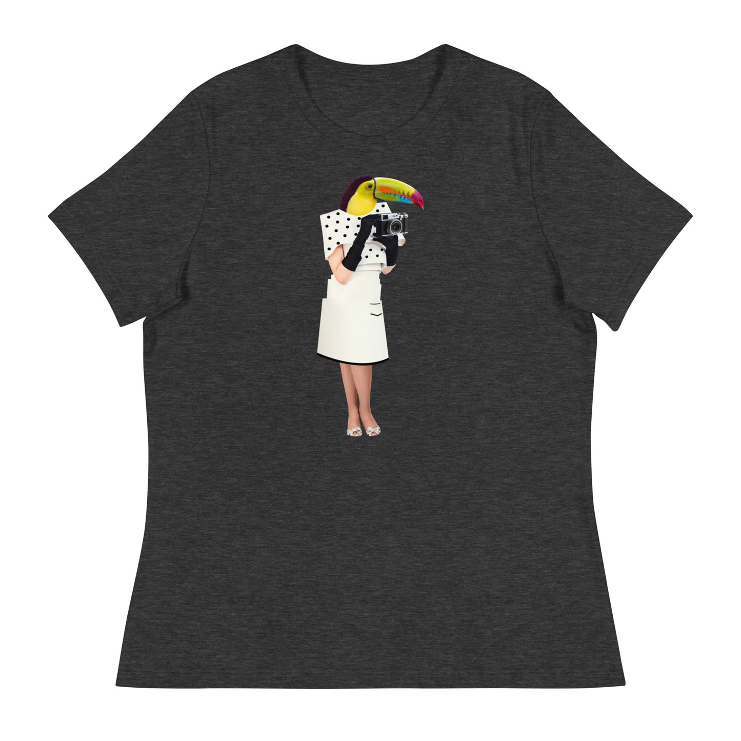 Fancy Toucan With A Camera Women's Relaxed T-Shirt