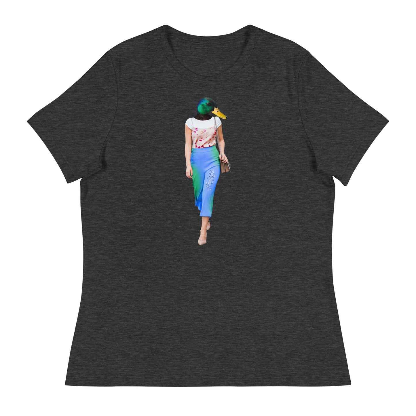 Casual Duck Collage Women's Relaxed T-Shirt