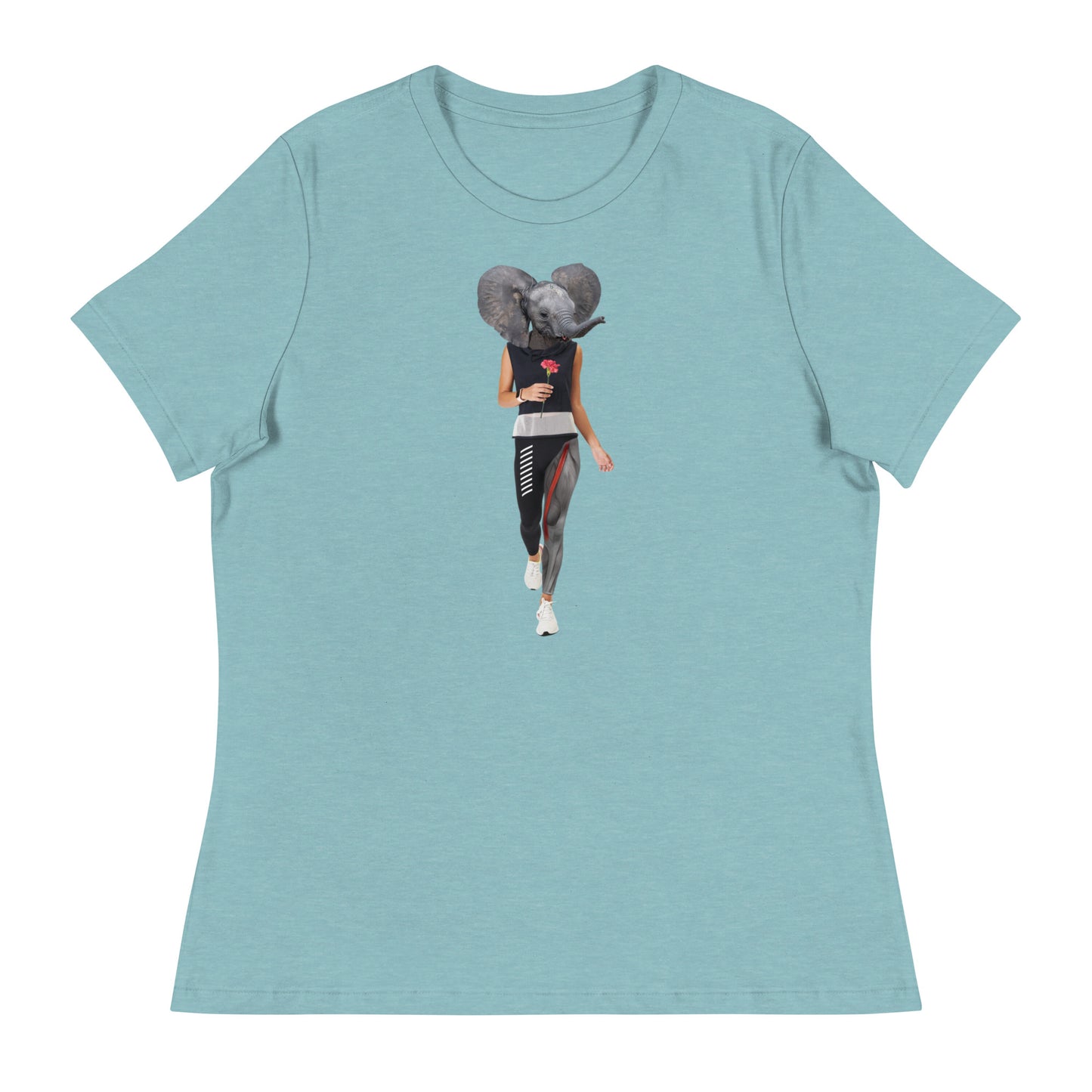 Athletic Elephant Women's Relaxed T-Shirt