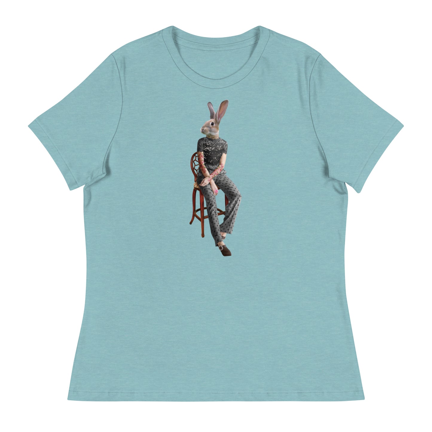 Rabbit On A Chair Women's Relaxed T-Shirt