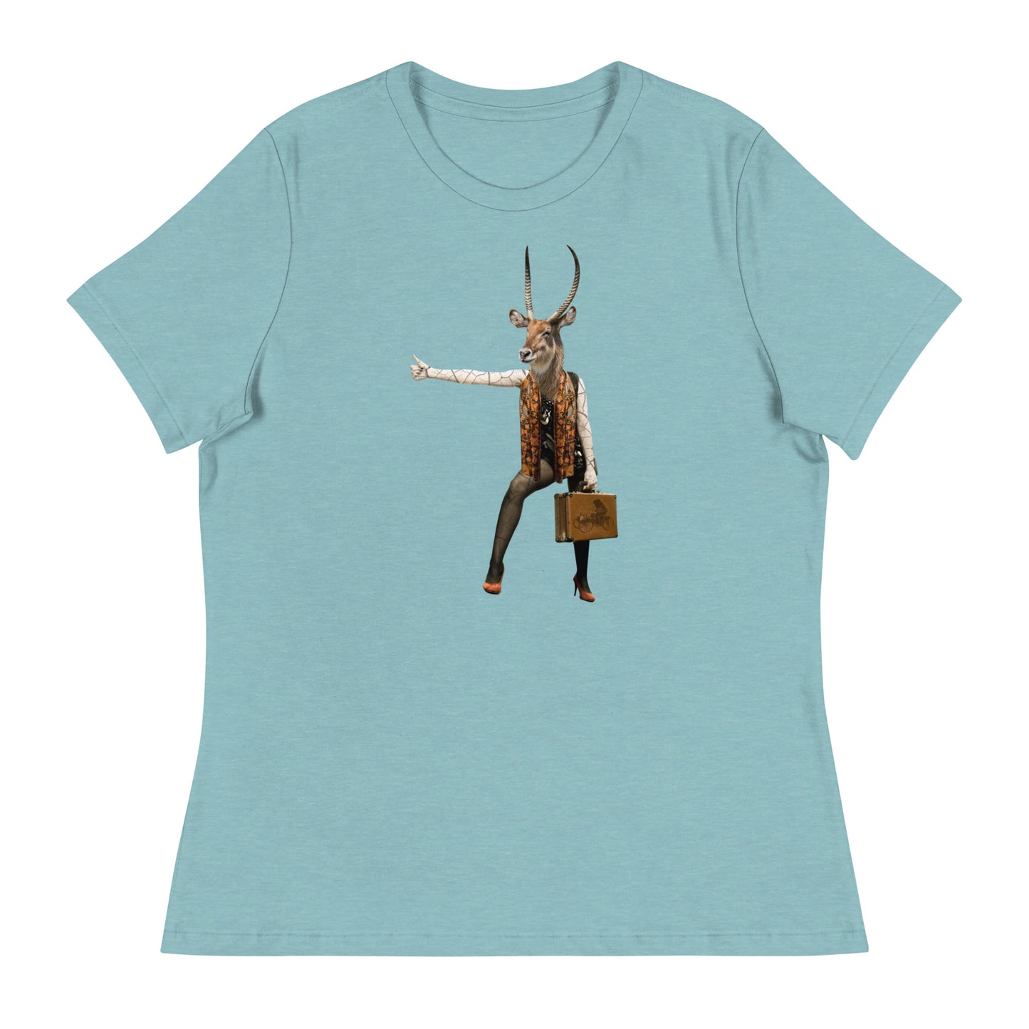 Gazelle Hitching A Ride Women's Relaxed T-Shirt