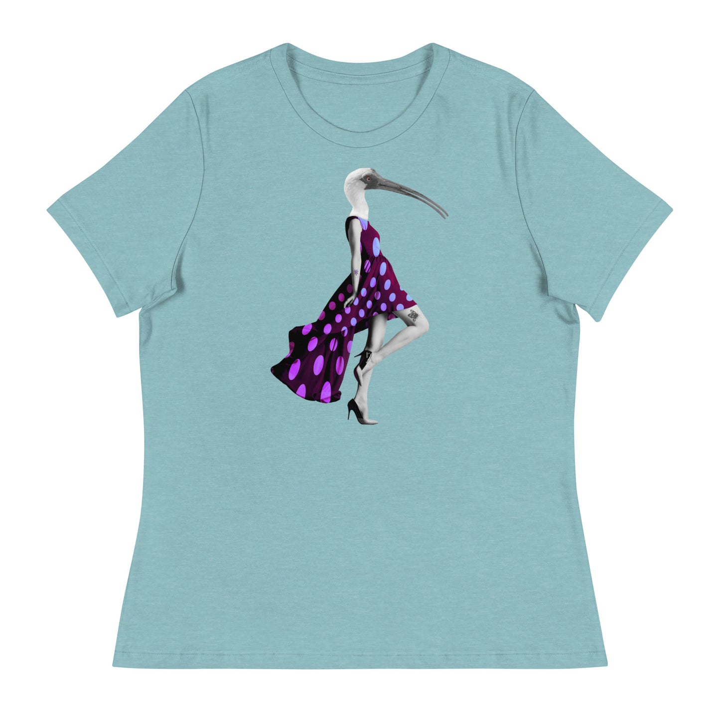 Bird In A Dress Women's Relaxed T-Shirt