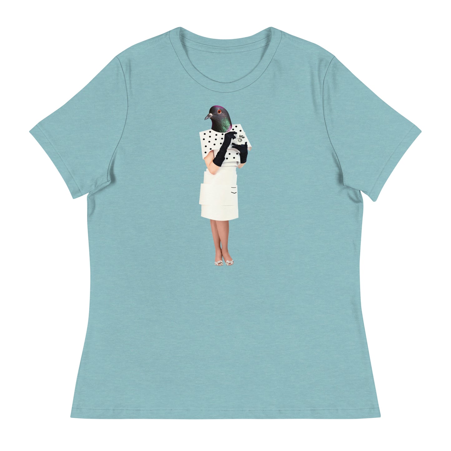 Fancy Pigeon In A Dress Women's Relaxed T-Shirt