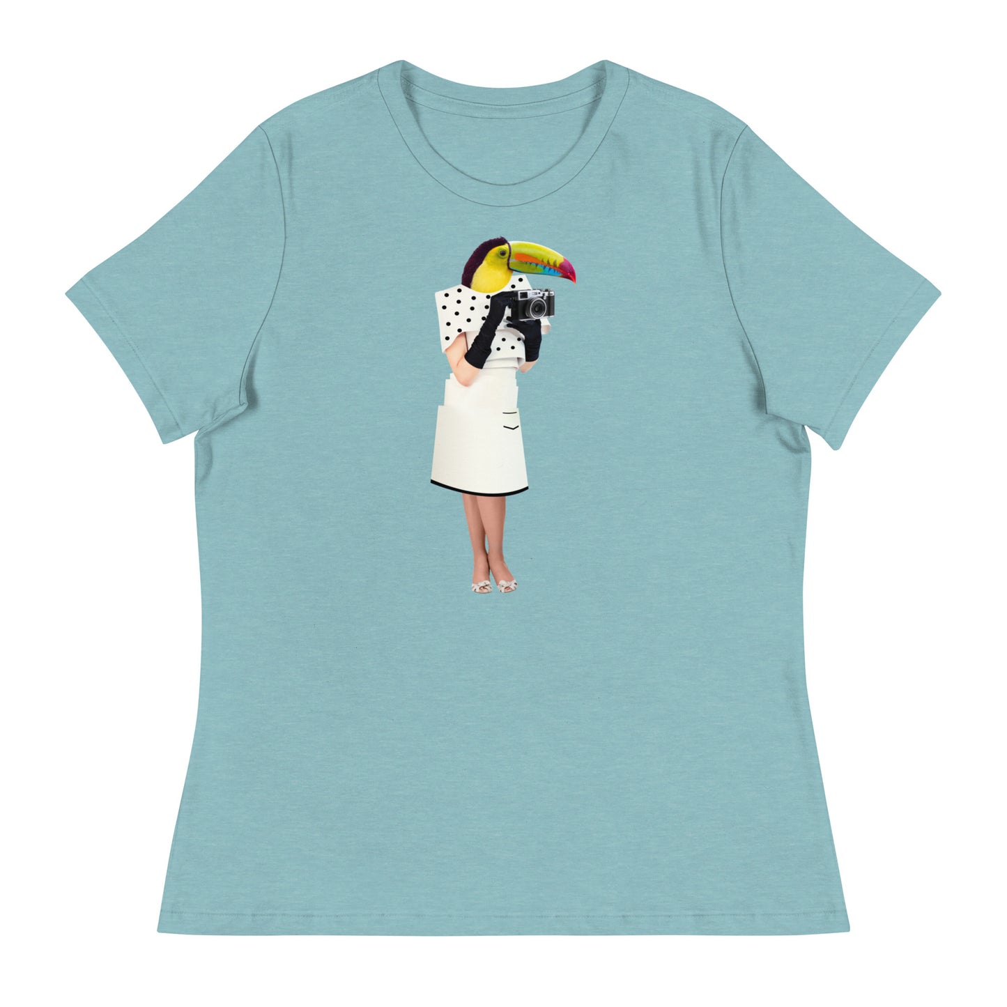 Fancy Toucan With A Camera Women's Relaxed T-Shirt