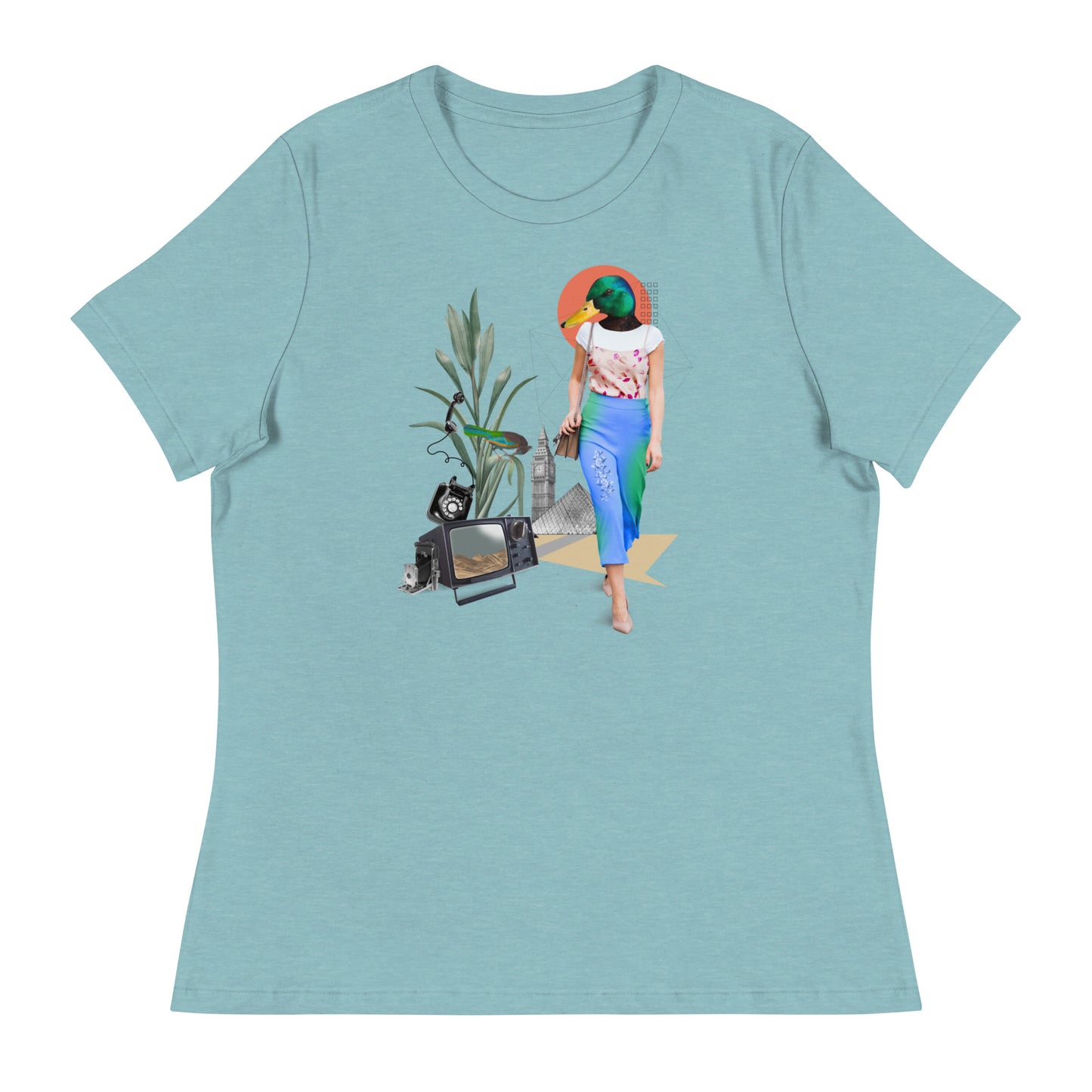 Duck Collage Women's Relaxed T-Shirt