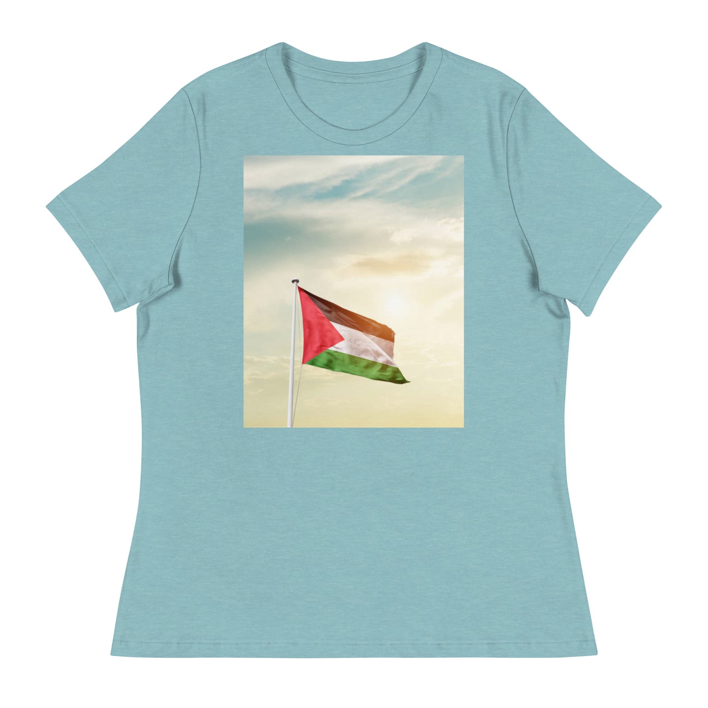 PALESTINE SUNSET Women's Relaxed T-Shirt