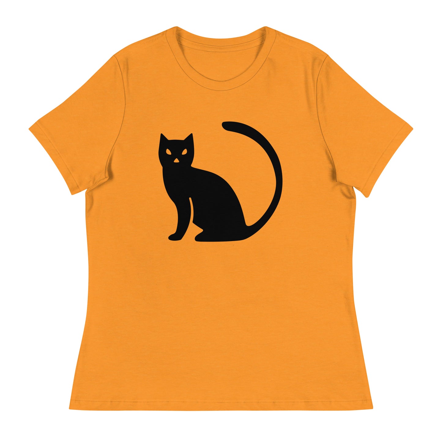 Black Cat Halloween Women's Relaxed T-Shirt