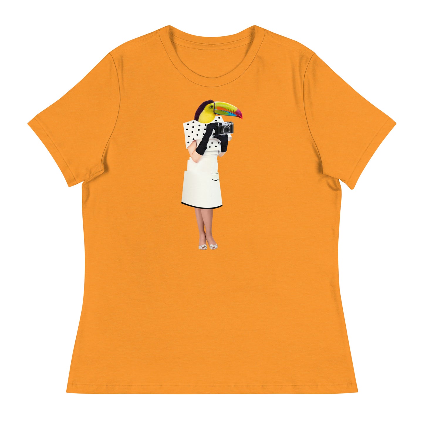 Fancy Toucan With A Camera Women's Relaxed T-Shirt