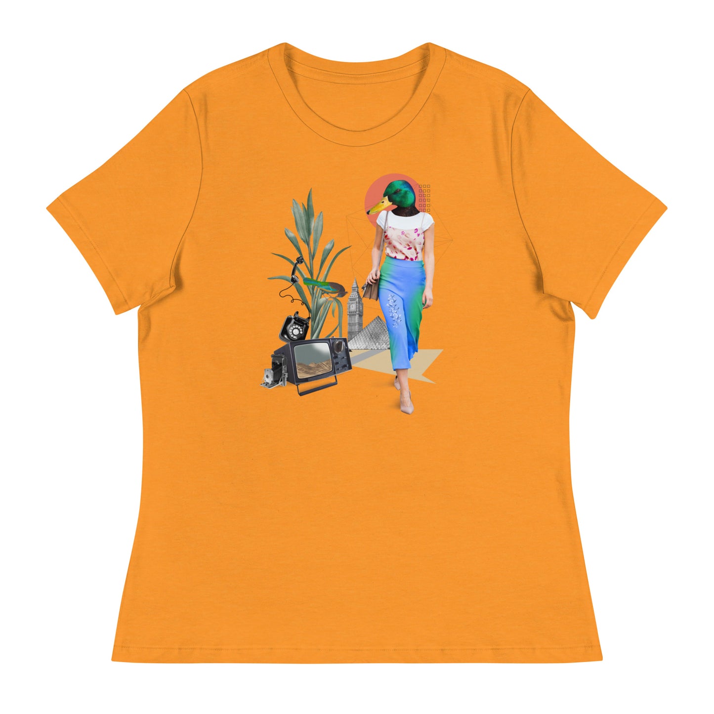 Duck Collage Women's Relaxed T-Shirt