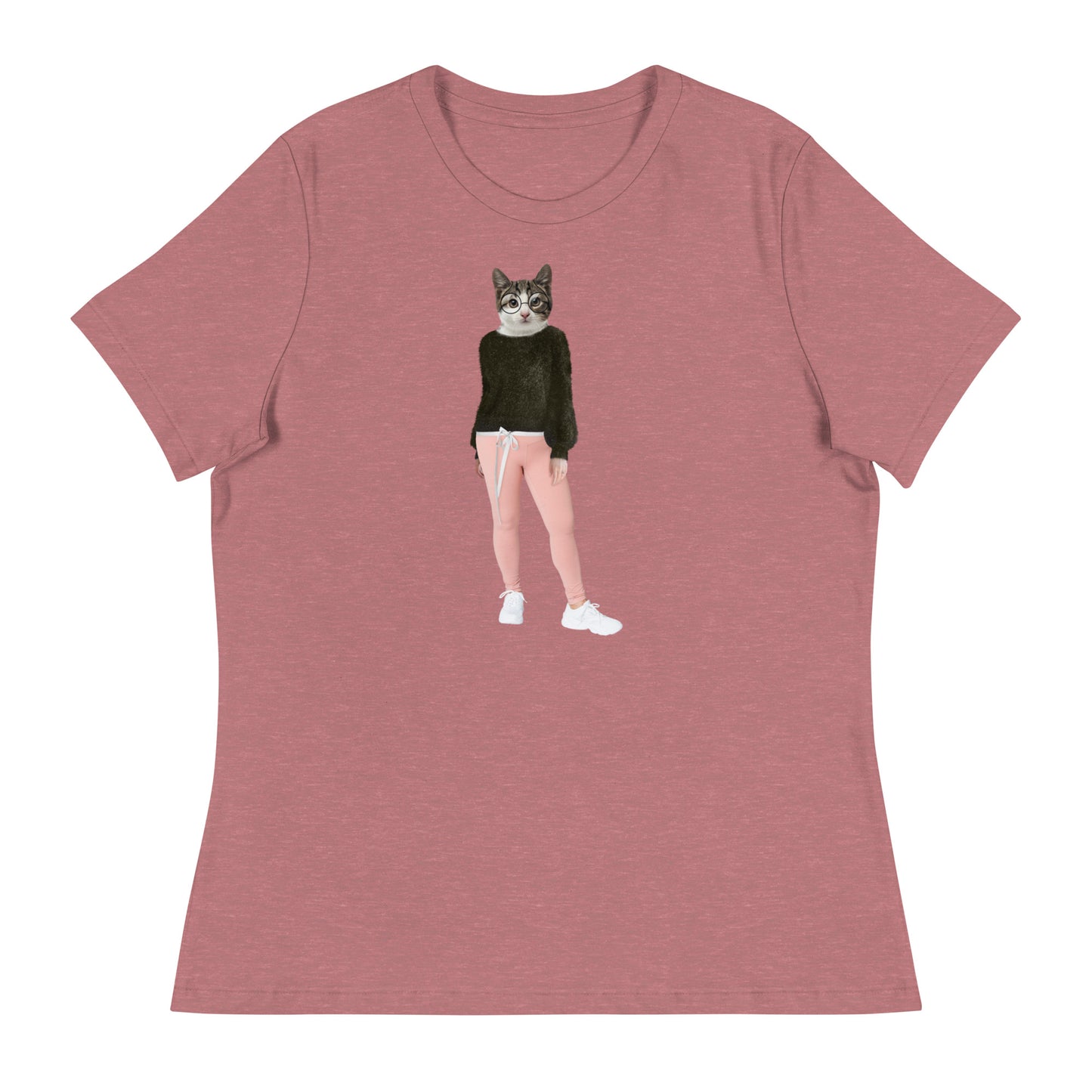 Casual Cat Collage Women's Relaxed T-Shirt