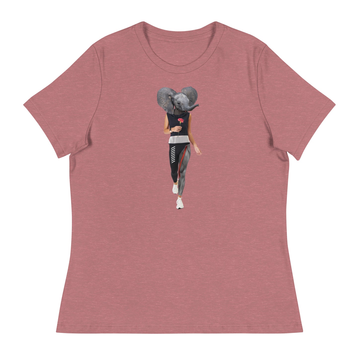 Athletic Elephant Women's Relaxed T-Shirt