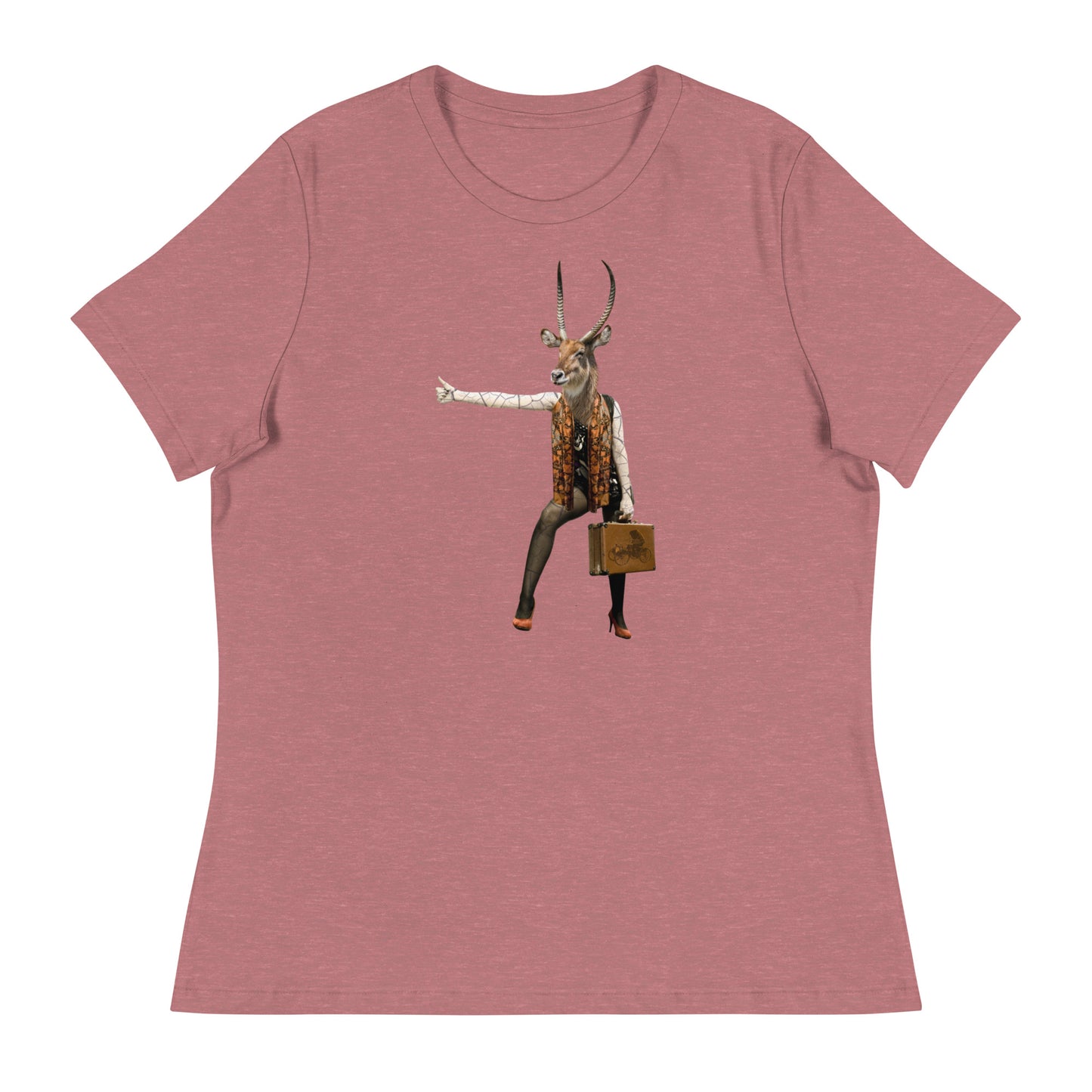 Gazelle Hitching A Ride Women's Relaxed T-Shirt