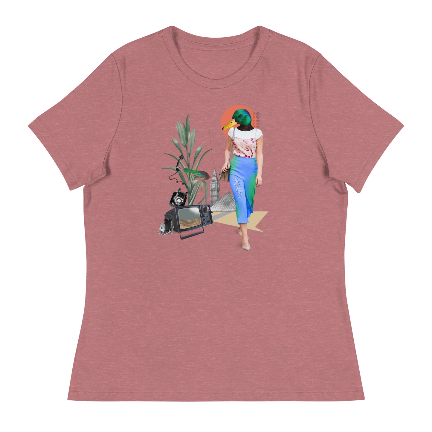 Duck Collage Women's Relaxed T-Shirt