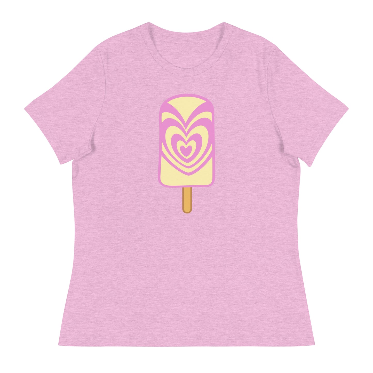 Heart swirl Ice block Women's Relaxed T-Shirt