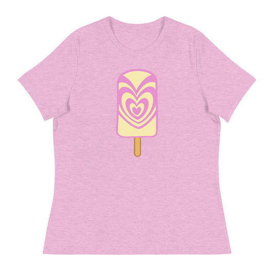 Heart swirl Ice block Women's Relaxed T-Shirt