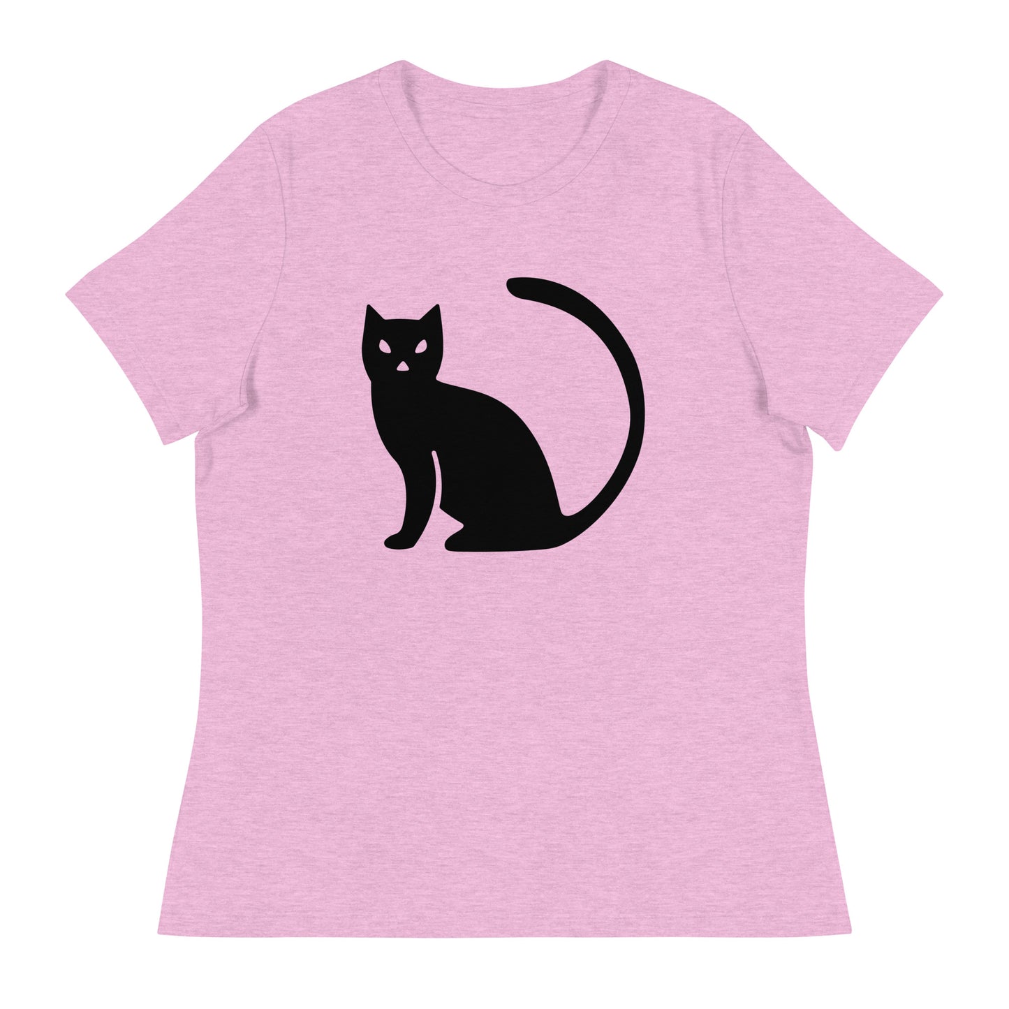 Black Cat Halloween Women's Relaxed T-Shirt