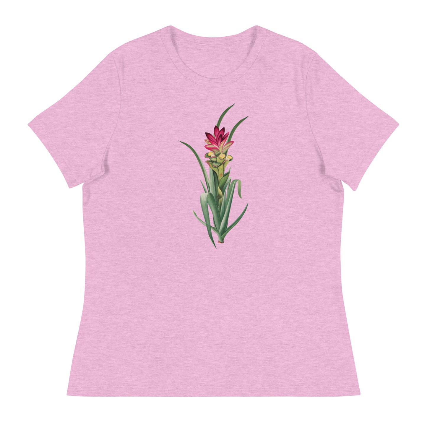 Pink Tropical Flower Women's Relaxed T-Shirt