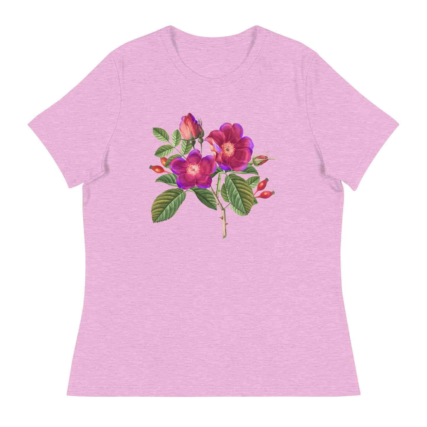 Pink & Red Bloomed Bouquet Women's Relaxed T-Shirt