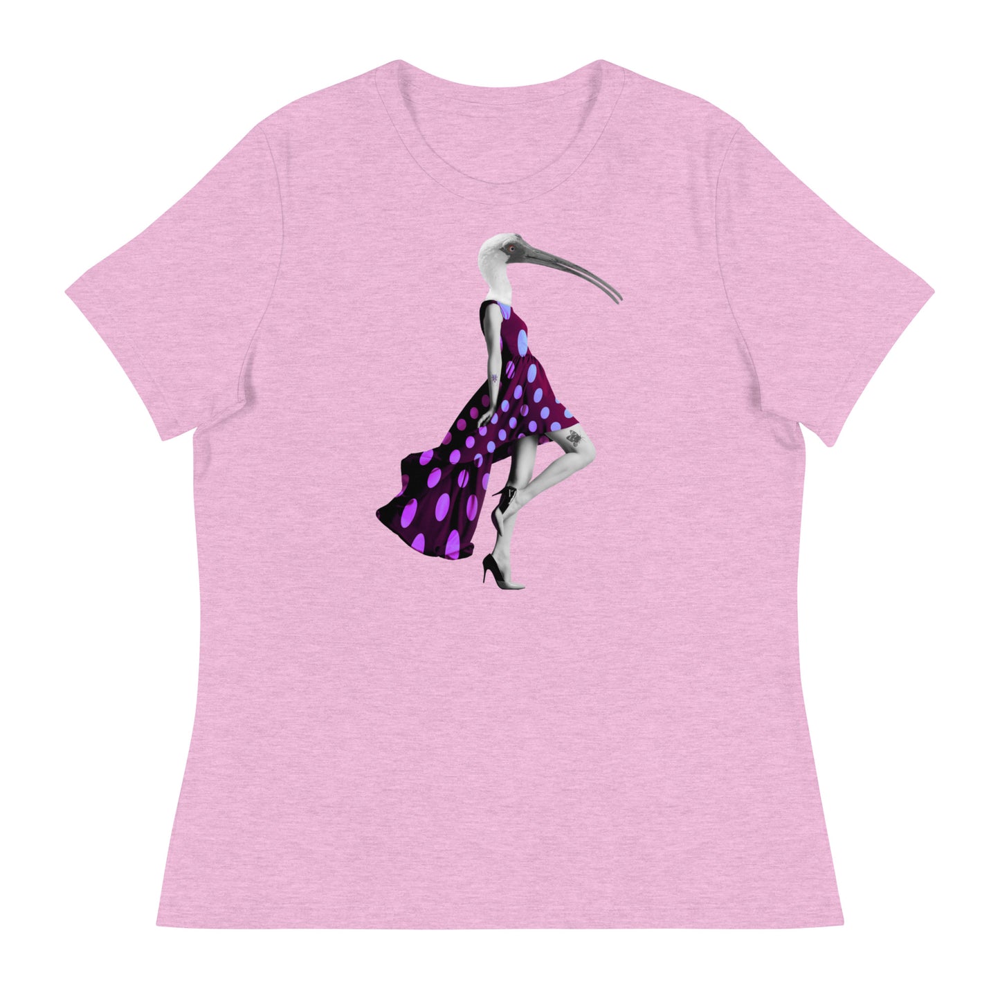 Bird In A Dress Women's Relaxed T-Shirt