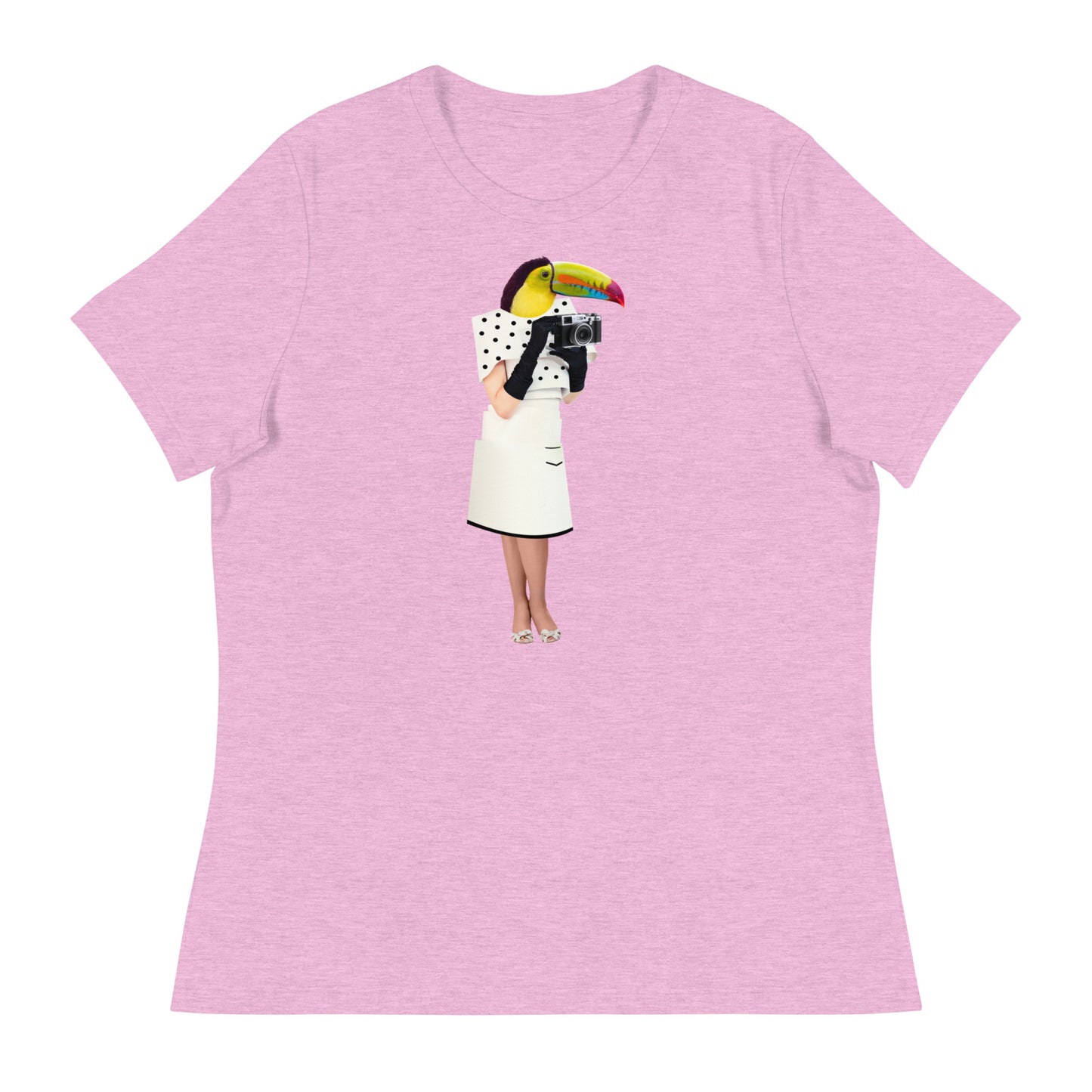 Fancy Toucan With A Camera Women's Relaxed T-Shirt