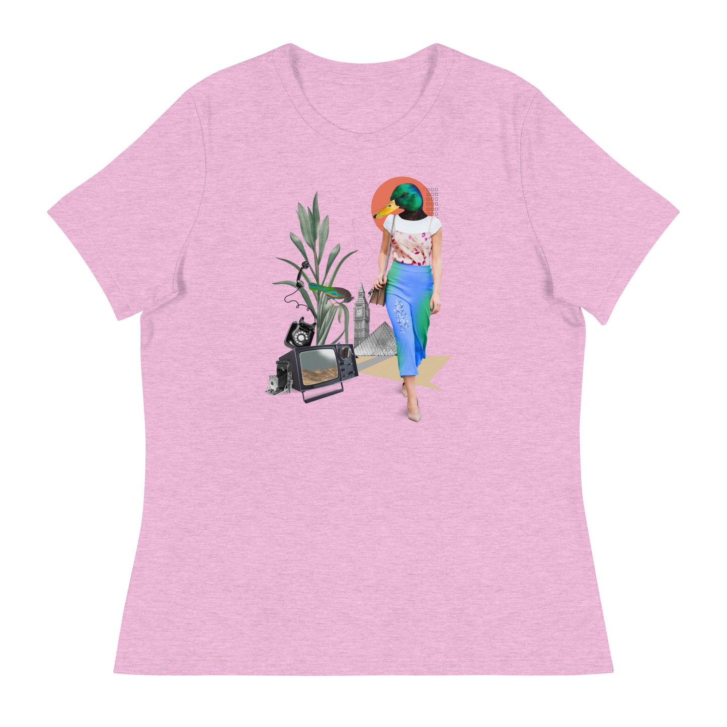 Duck Collage Women's Relaxed T-Shirt