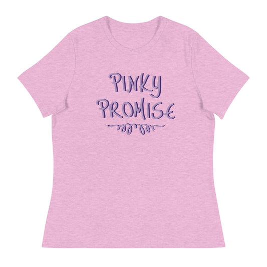 PINKY PROMISE Women's Relaxed T-Shirt