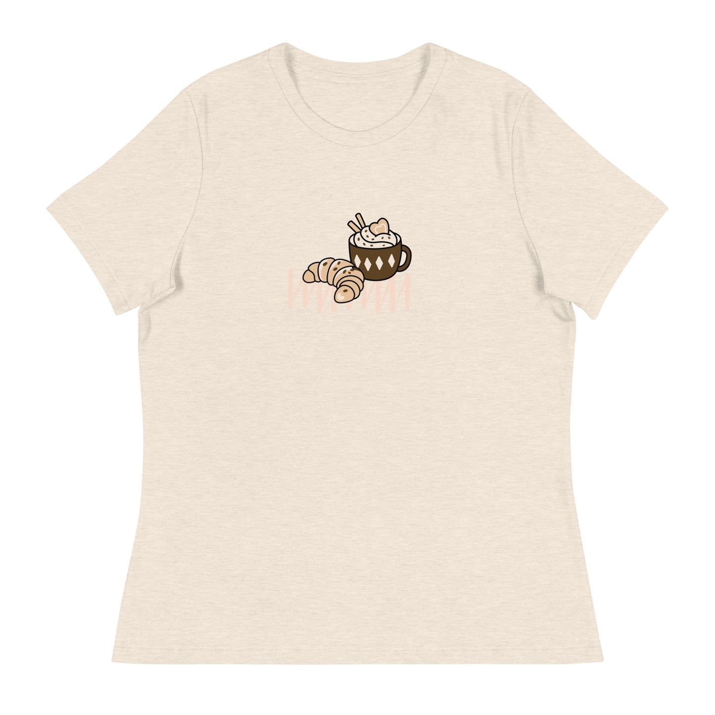 Coffee & Croissant Women's Relaxed T-Shirt