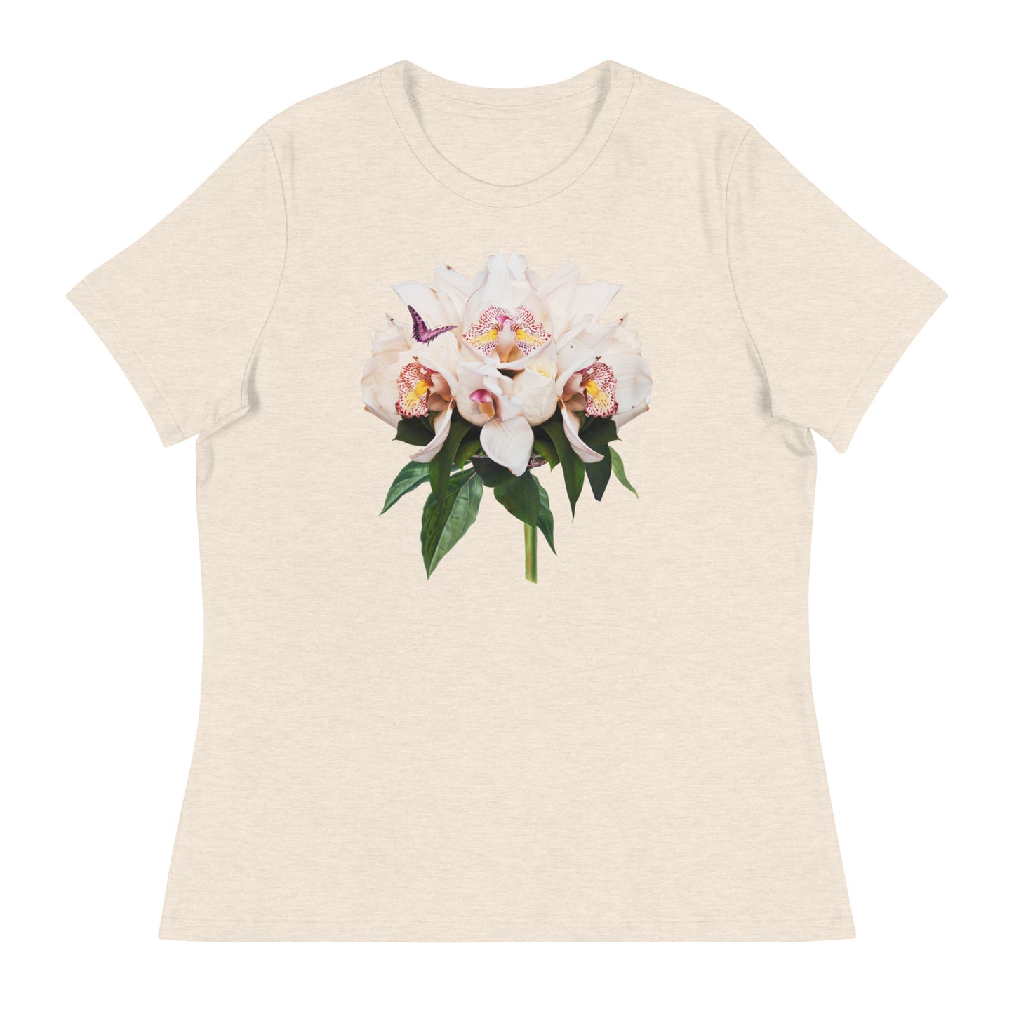 Blossoms & Butterfly Women's Relaxed T-Shirt