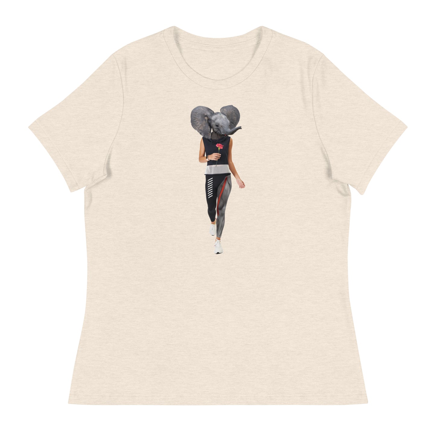 Athletic Elephant Women's Relaxed T-Shirt