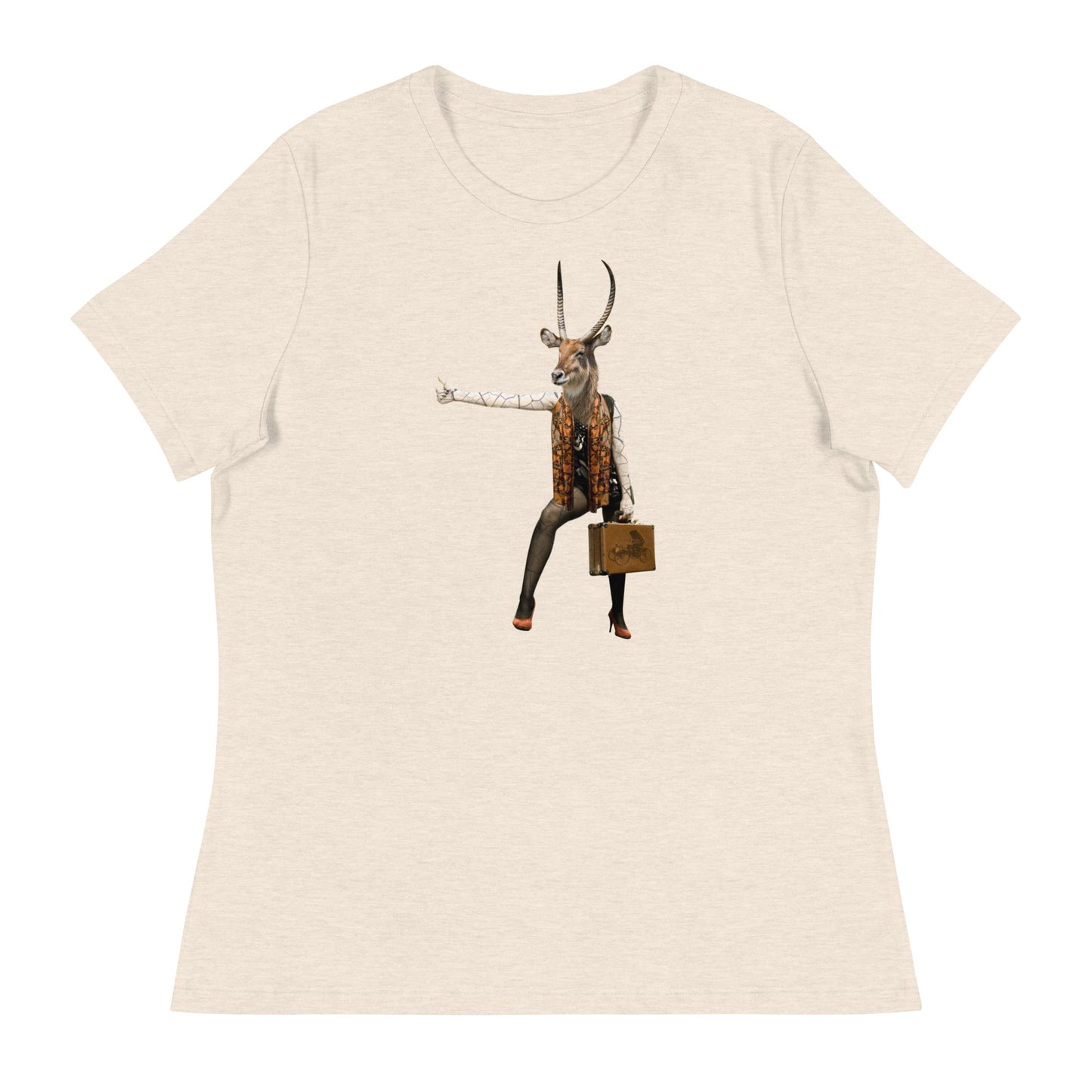 Gazelle Hitching A Ride Women's Relaxed T-Shirt