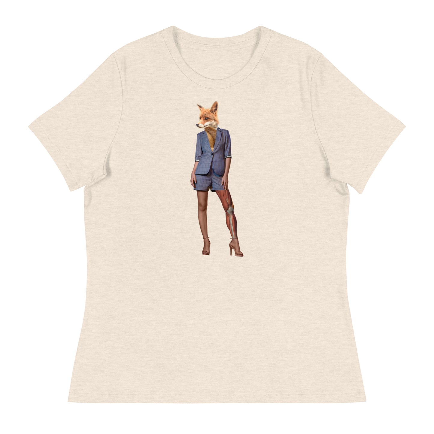 Fox In a Short Suit Women's Relaxed T-Shirt