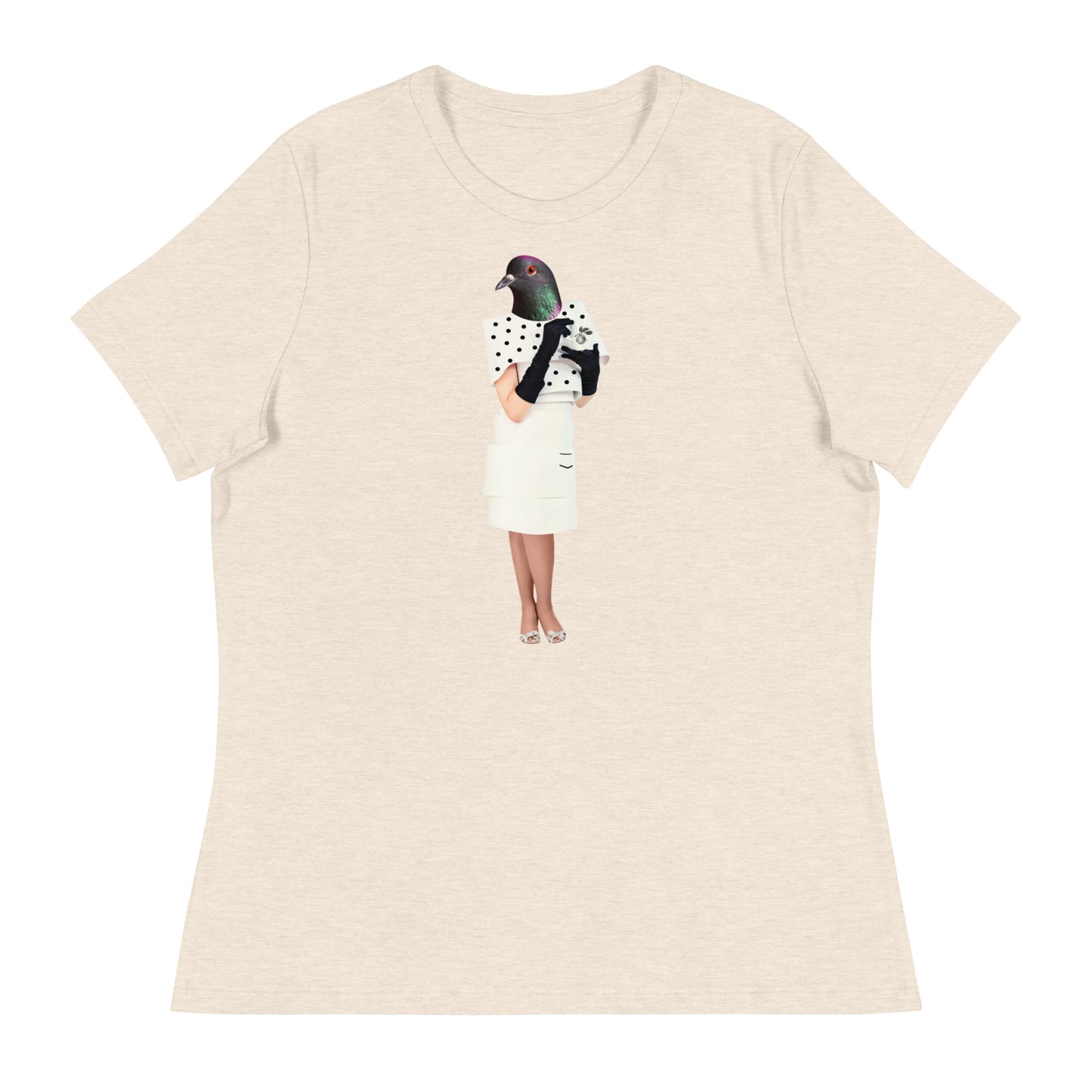 Fancy Pigeon In A Dress Women's Relaxed T-Shirt