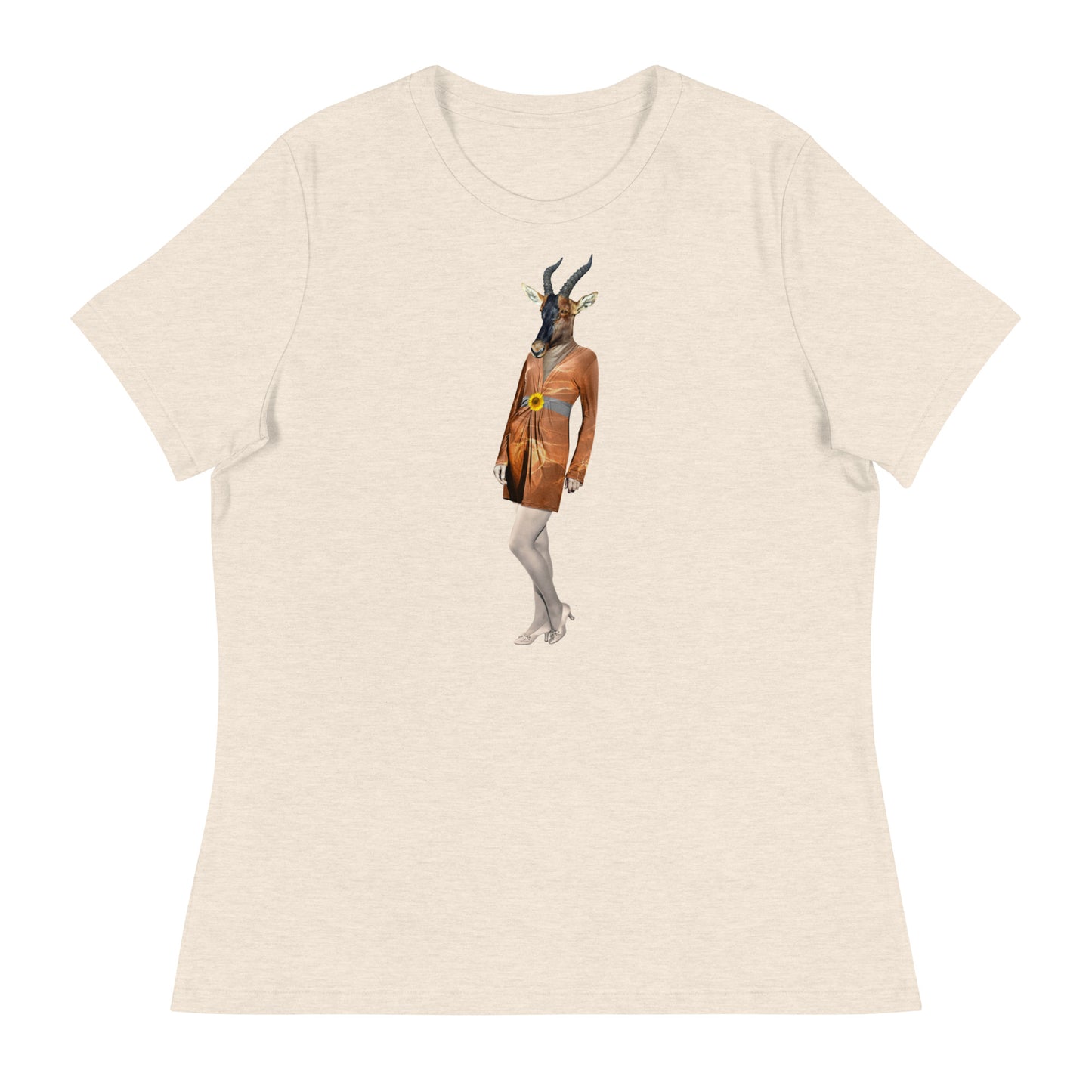 Gazelle In A Dress Women's Relaxed T-Shirt