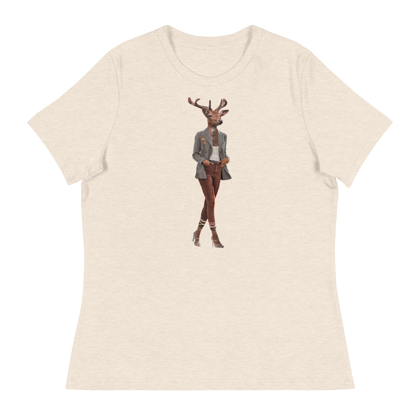 Casual Deer Women's Relaxed T-Shirt