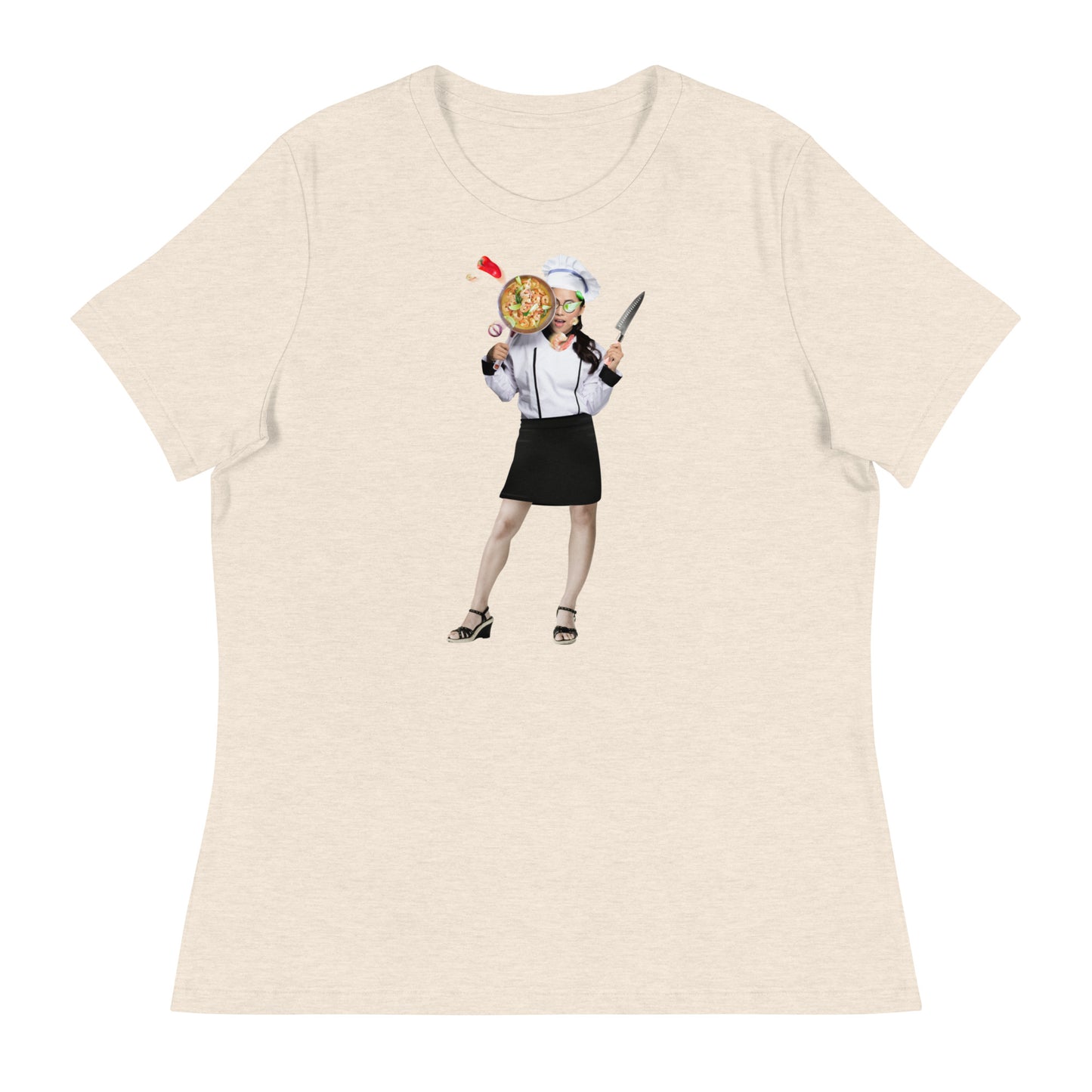 Chef Collage Women's Relaxed T-Shirt