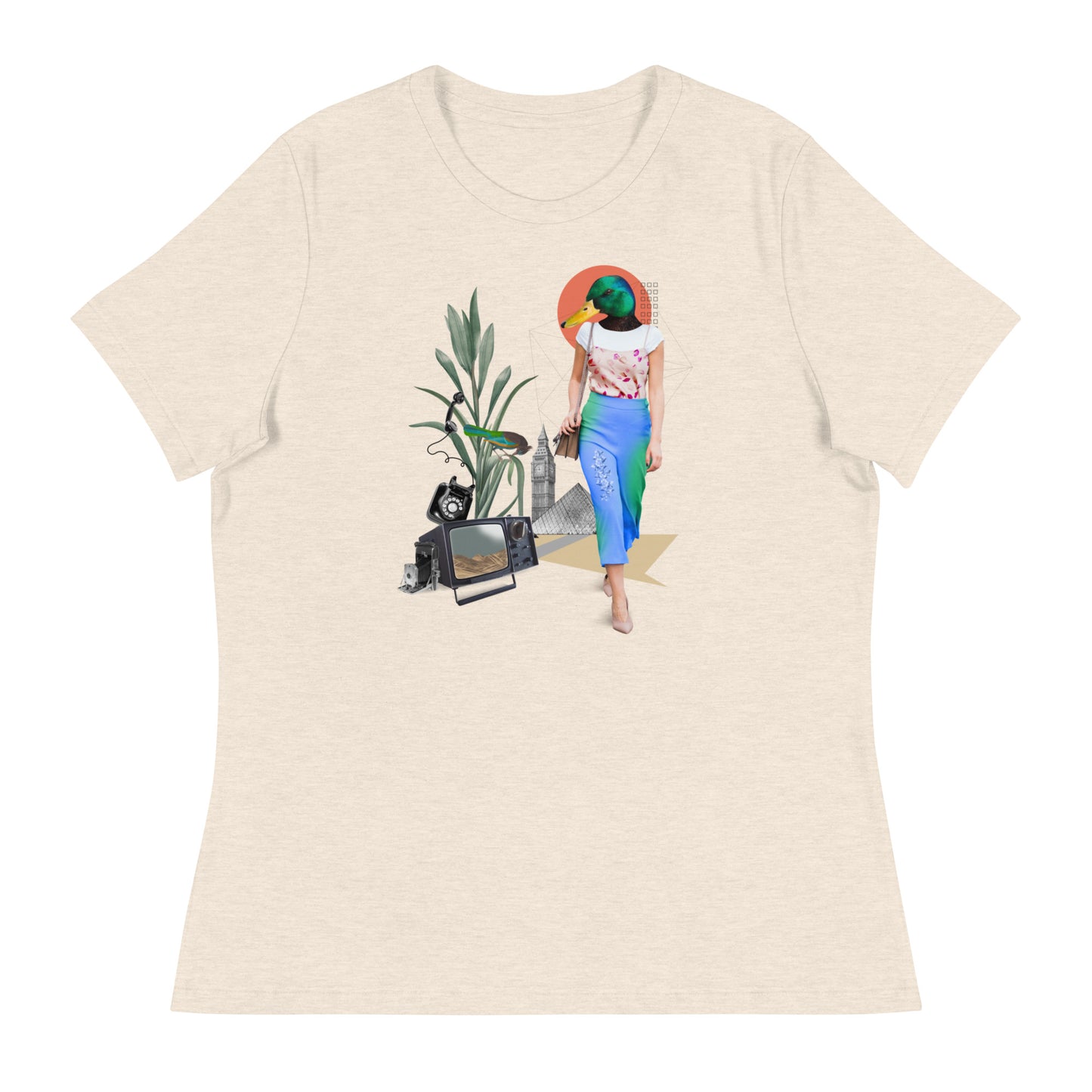 Duck Collage Women's Relaxed T-Shirt