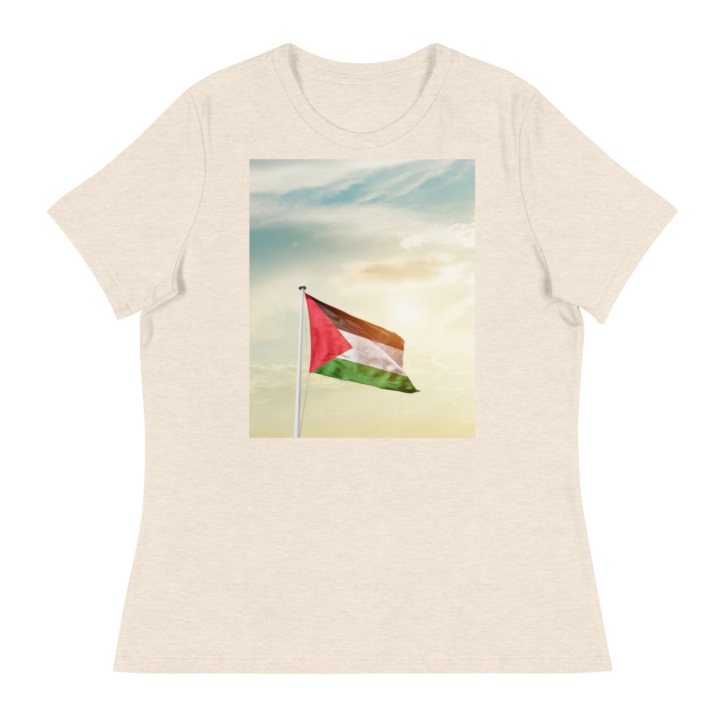 PALESTINE SUNSET Women's Relaxed T-Shirt